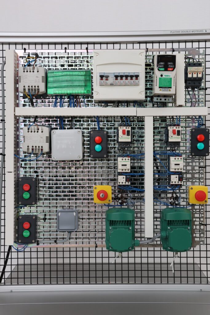 Platine de formation habilitation électrique BT pour recherche de panne