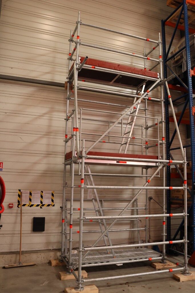 Echafaudage fixe pour formation à la vérification et réception des échafaudages