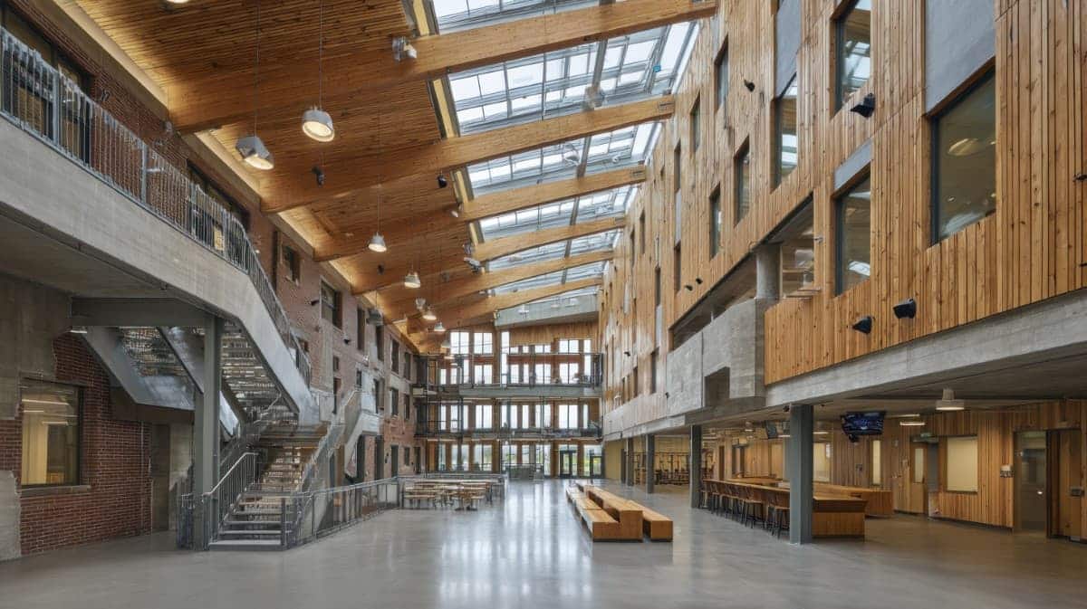 Un bâtiment construit avec du bois répondant aux Solutions d'Effets Equivalent (SEE)